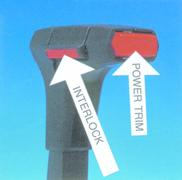 SeaStar Eénhandel motorbediening A80/LT met interlock en trim  topmontage