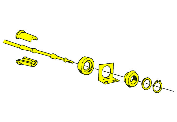 Allpa Anti-vibratiekit voor schakel/gaskabel