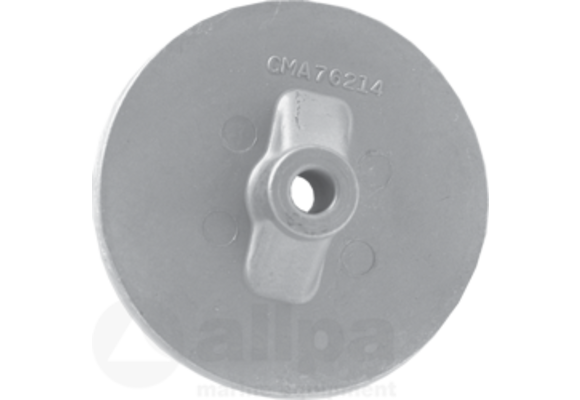 Allpa Aluminium Anode Mercruiser / Sterndrive / Mercury outboard Circular Plate (OEM 76214-5)