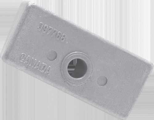 Allpa Zinkanode OMC / Johnson / Evinrude Block (OEM 398331)