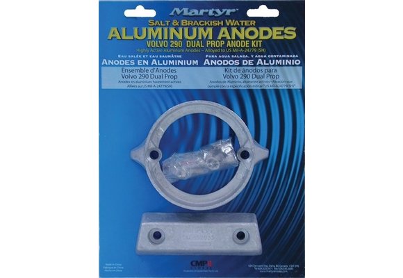 Allpa Aluminium Anode kit Volvo 290 dual prop