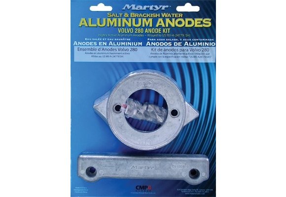 Allpa Aluminium Anode kit Volvo 280