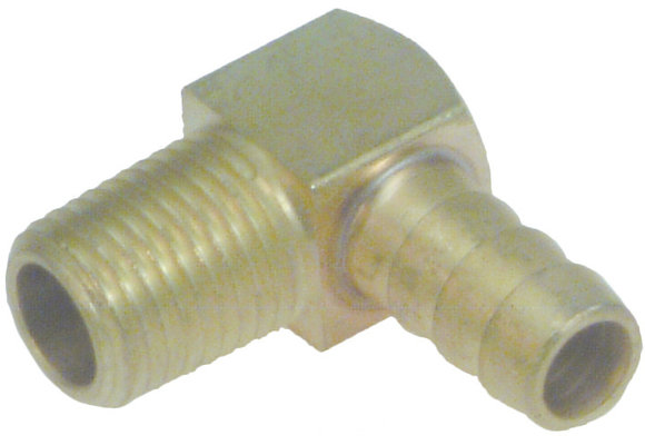 Sierra Brandstoffitting  90°  1/4 NPT & 3/8 slang