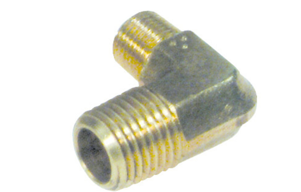 Sierra Brandstoftankfitting messing 90° 1/8 x 1/4 NPT