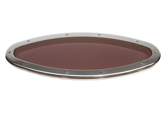 Allpa Roestvrij stalen vaste patrijspoort 198 x 457 mm