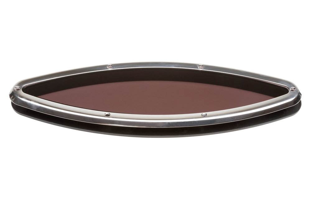 Allpa Roestvrij stalen vaste patrijspoort    127 x 400 mm