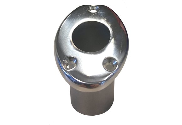 Vlaggenstokhouder inbouw 45°; 25mm