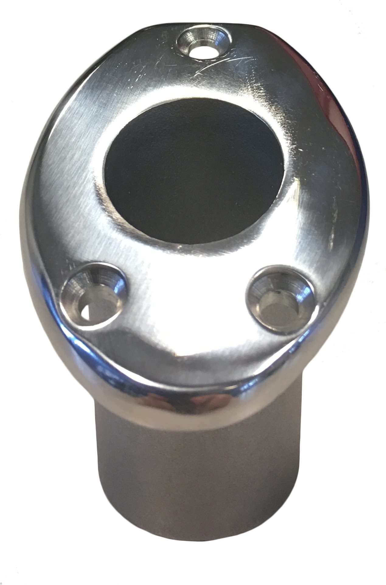 Vlaggenstokhouder inbouw 45°; 25mm