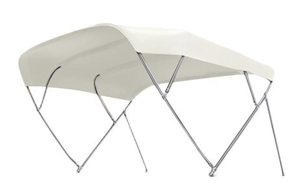 Zonnetent type Fly Inox | Wit; 170 x 156 x 252cm