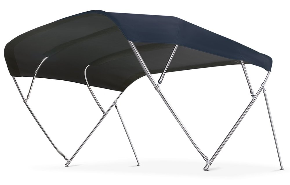 Zonnetent type Fly Inox | Navy; 255 x 156 x 252cm