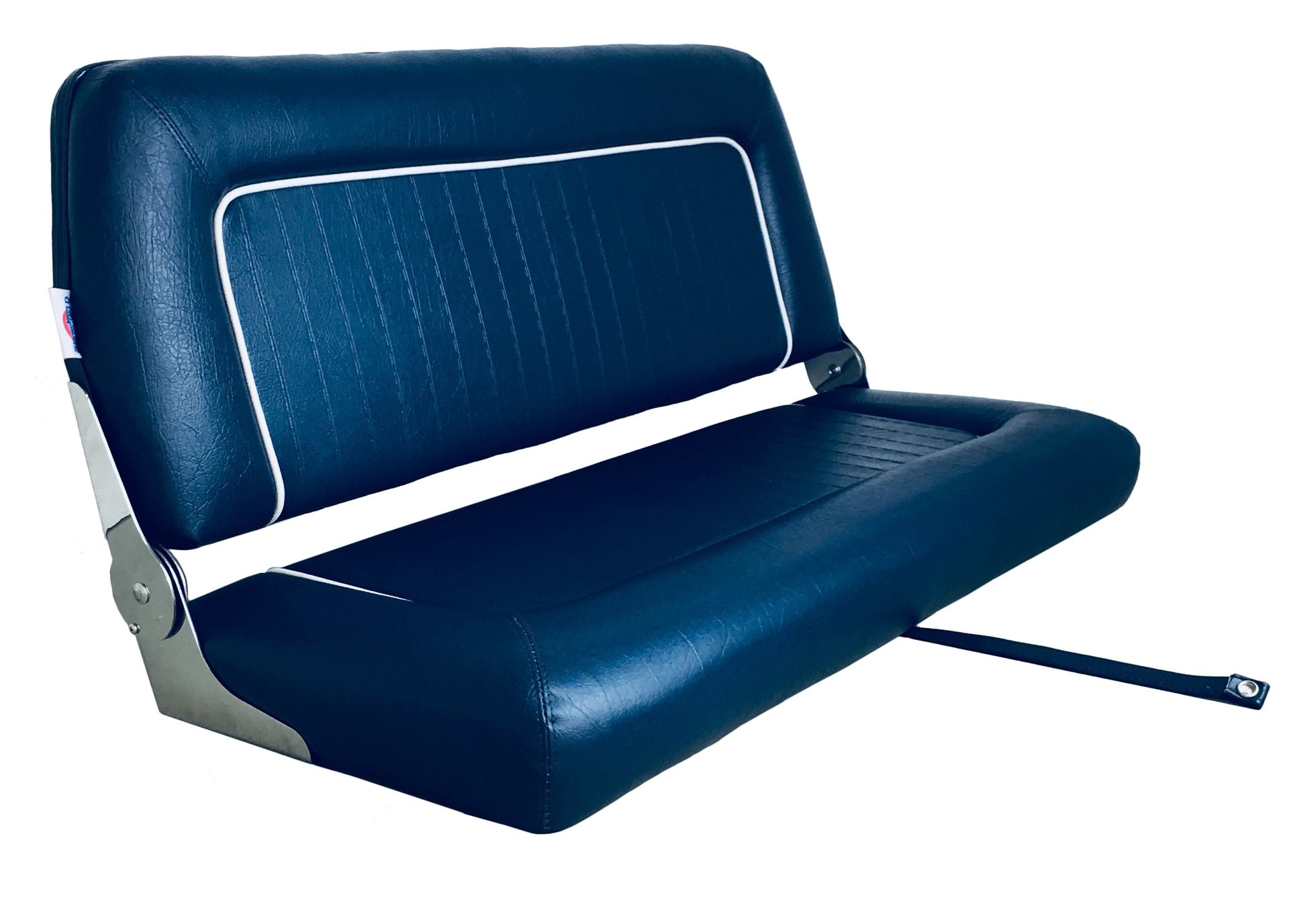 Allpa Stuurstoel model Coach de Luxe Twin navy; 51cm(D)*94cm(B)*44cm(H).