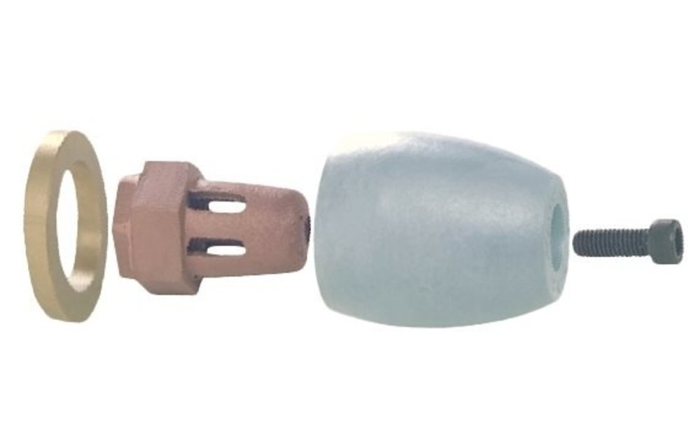 Propeller-moer-anode 3/4 NC10 compleet