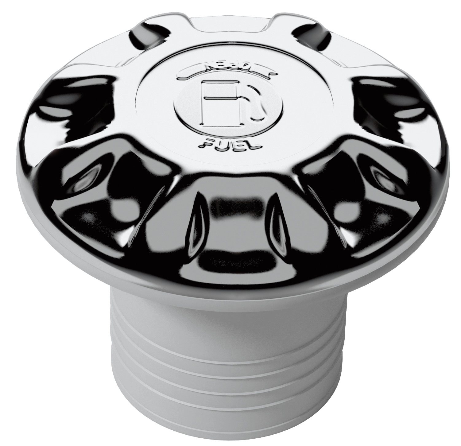 Allpa dekvuldop - verchroomde deksel