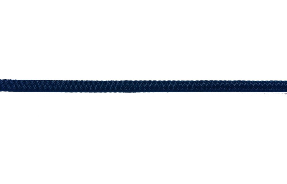 Allpa 16-Voudig gevlochten landvast met handgemaakte oogsplits 8mm blauw L=6,5Mtr