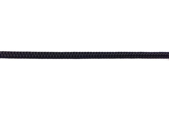 Allpa 16-Voudig gevlochten landvast met handgemaakte oogsplits 12mm zwart L=10Mtr