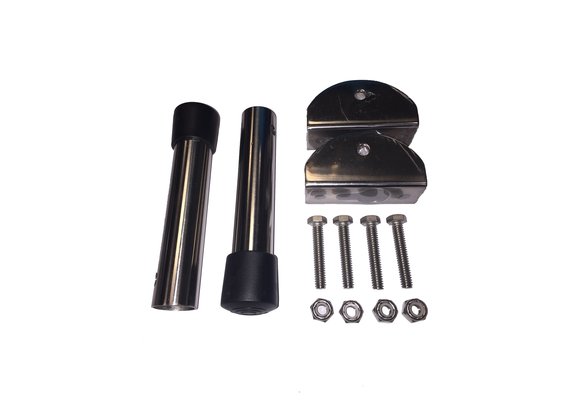 Allpa Set RVS afstandhouders + bevestigingsfittings voor zwemtrap