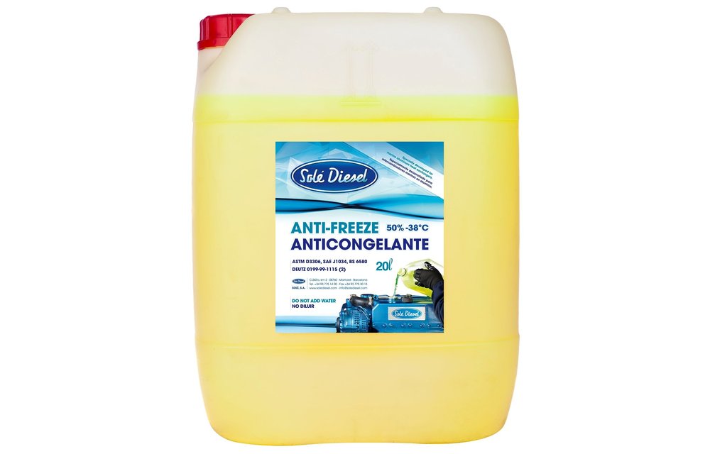 Solé antivries/koelvloeistof 50% 5l container tot -38°C