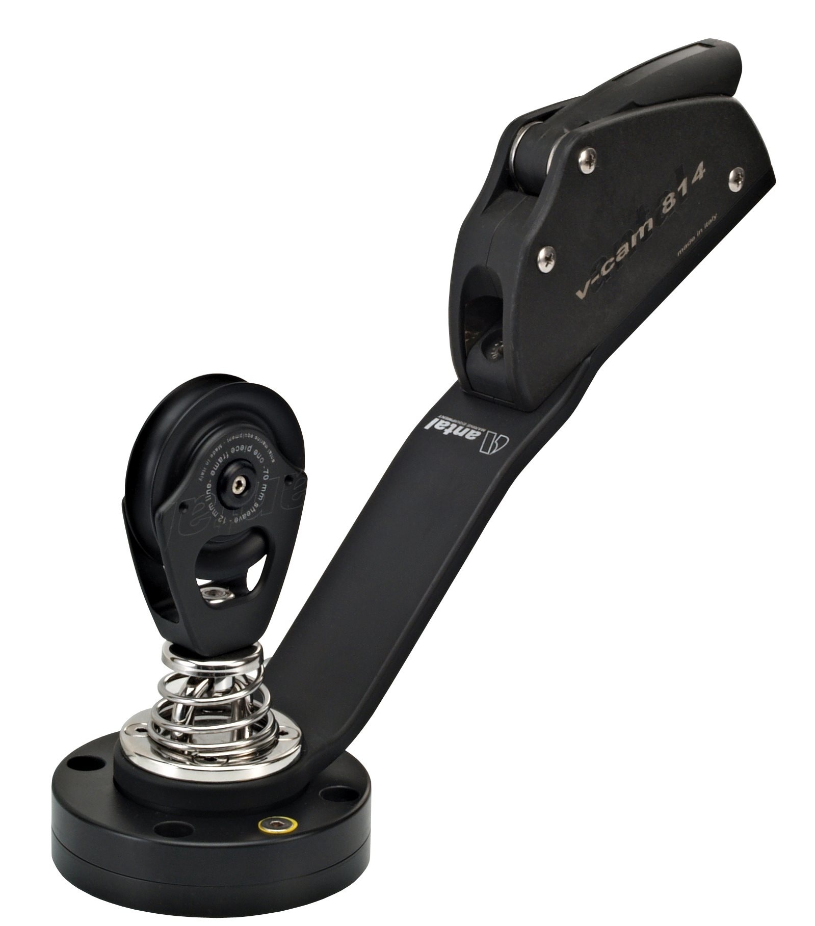 Antal Aluminium draaibaar blok (Ø70mm) met stopper