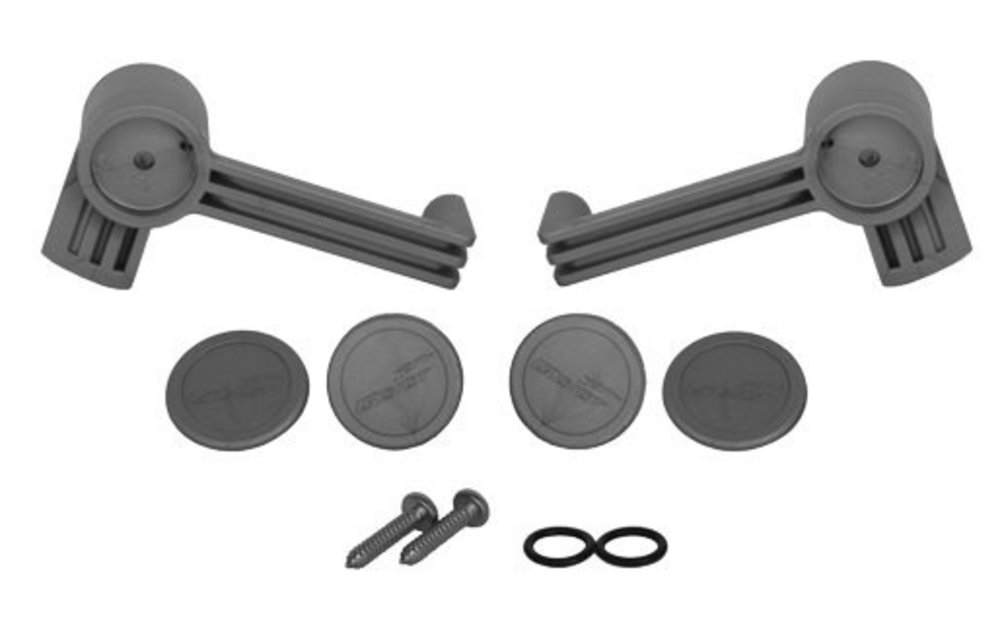 Goïot Cristal/Integration (46.33) plastic interieurhandelset groot inclusief montageset grijs