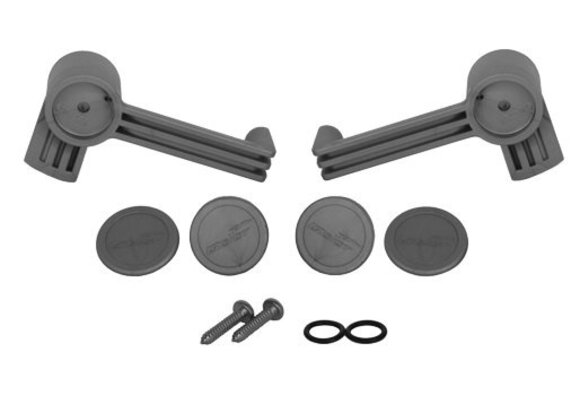 Goïot Cristal/Integration (46.33) plastic interieurhandelset  groot  inclusief montageset  grijs