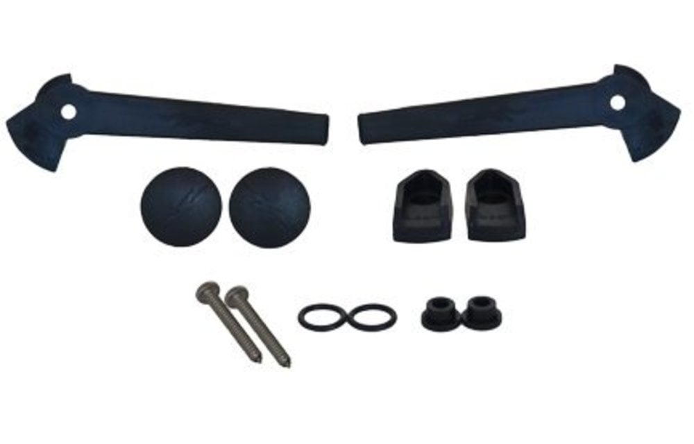 Goïot Tradition plastic interieurhandelset  inclusief montageset (zwart)