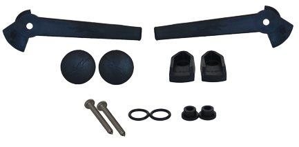 Goïot Tradition plastic interieurhandelset  inclusief montageset (zwart)