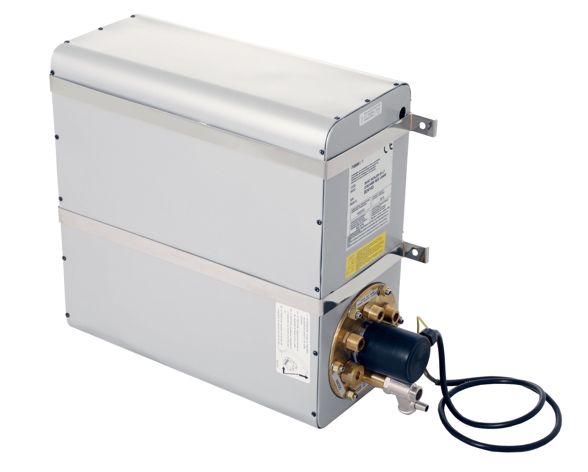 Allpa Aluminium scheepsboiler  1200W / 20l  rechthoekig model  gewicht 13kg