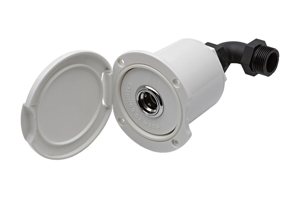 Allpa Inbouwkast met water in- of uitlaat  uitlaat  wit kunststof