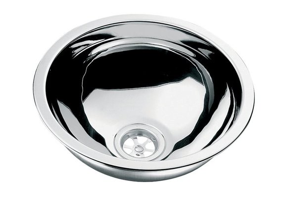 Allpa RVS Spoelbak rond
