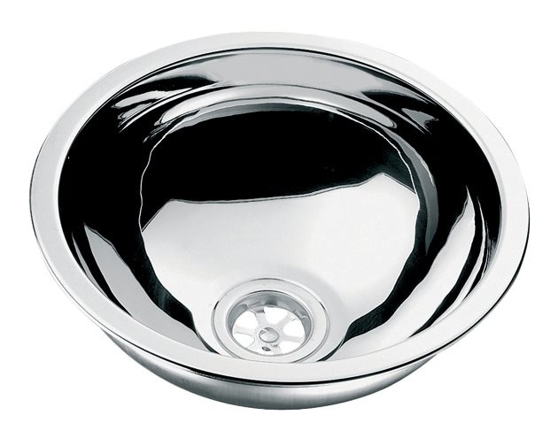 Allpa RVS Spoelbak rond