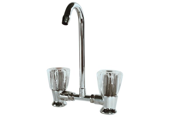 Allpa Verchroomde 2-knops mengkraan