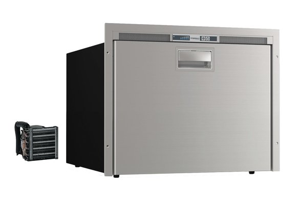 Allpa RVS inbouwvrieslade Sea Drawer  DW70BTX 75l  12 / 24V  externe compressor  ext. compressor