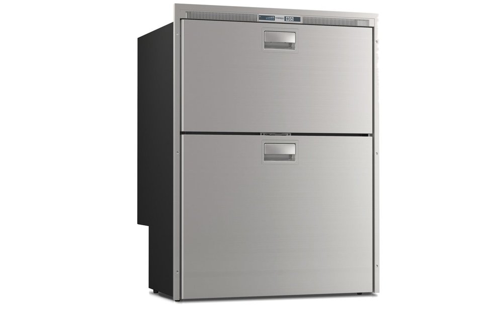 Allpa RVS inbouwkoellade Sea Drawer model DW210RFX  104l + 78l  12/24V  int. compressor