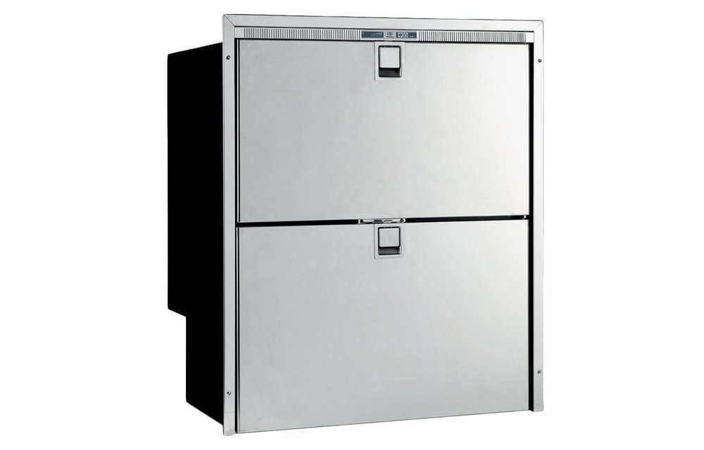 Allpa RVS inbouwkoellade Sea Drawer model DW180RFX 80l + 64l 12/24V int. compressor