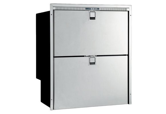 Allpa RVS inbouwkoellade Sea Drawer model DW180RFX  80l + 64l  12/24V  int. compressor