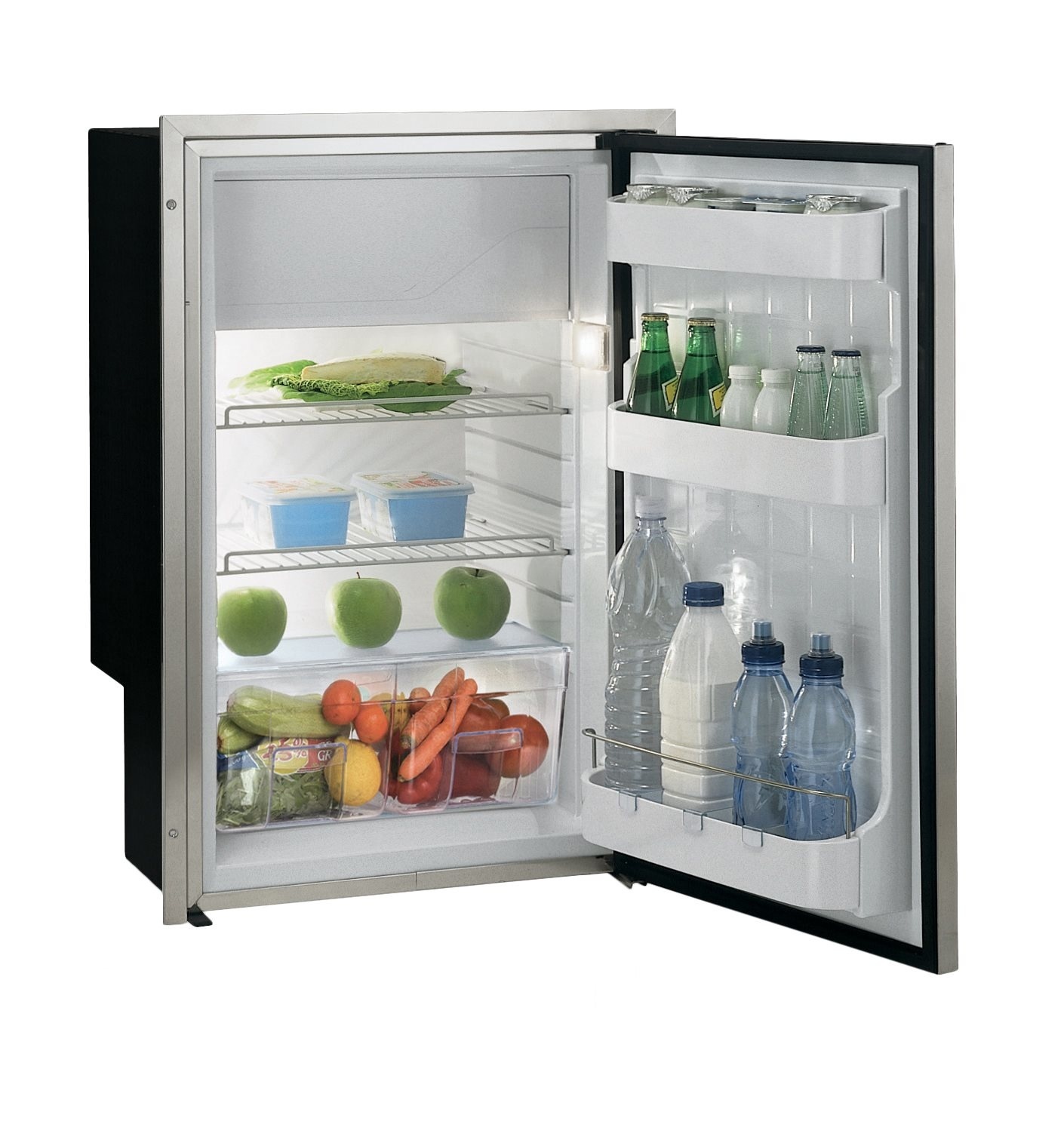 Allpa RVS inbouwkoelkast Sea Steel model C115iX 115l (vriesvak17 1l) 12/24V int. compressor