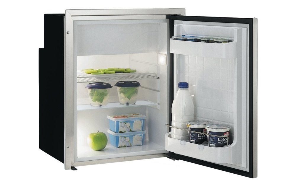 Allpa RVS inbouwkoelkast Sea Steel model C90iX  87l (vriesvak 9 8l)  12/24V  int. compressor