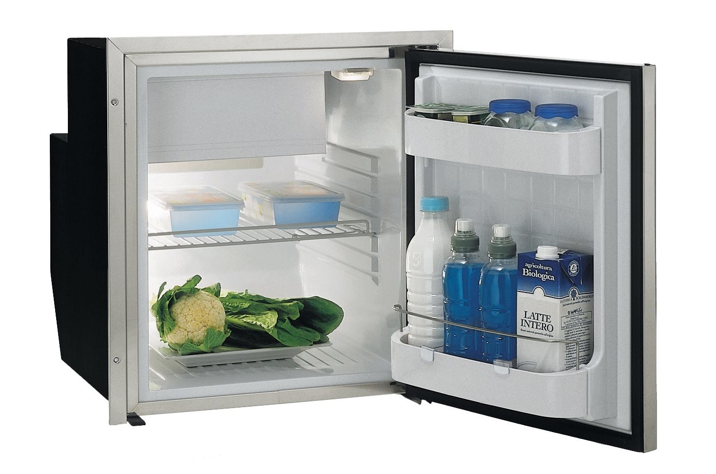 Allpa RVS inbouwkoelkast Sea Steel model C62iX 62l (vriesvak 4 5l) 12/24V int. compressor