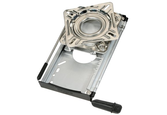 Allpa RVS Draaiplateau met aluminium slede (12-standen)