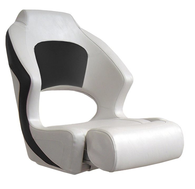 Allpa Stuurstoel model Sport Pro Flip-Up  wit/carbon