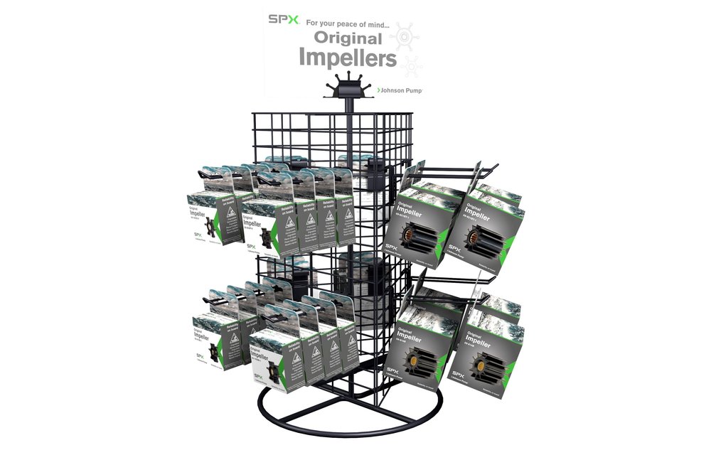 Impellerbar Johnson compleet 10 Div.impellers (x5)