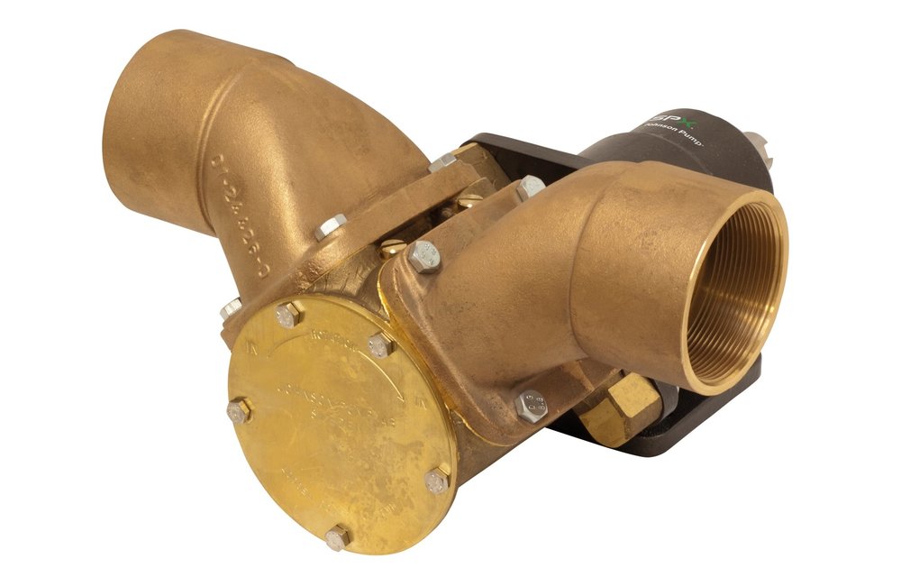 Johnson Pump impellerpomp F95B-3000  627l/min  voetmontage (met mechanical seal & RVS Deksel)