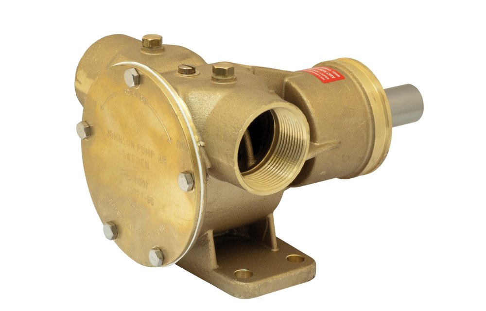 JP bronzen impellerpomp F8B-8  279l/min  binnendraad 1-1/2  voetmontage / pulley-aandrijving