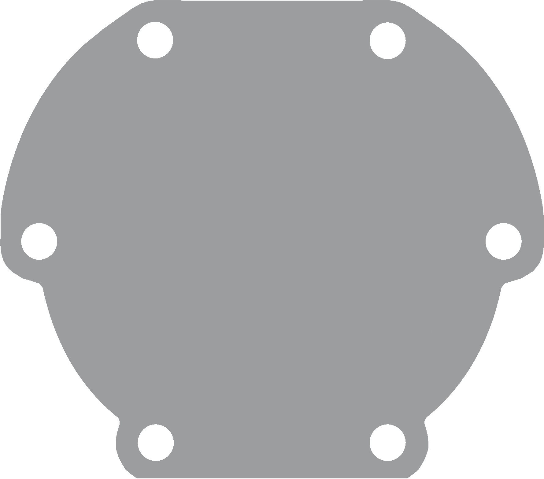 Johnson Pomp bronzen deksel voor pomp F4 (vervangt Jabsco 29475)