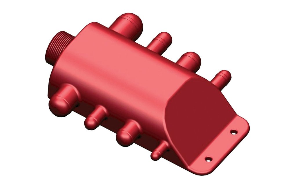 Allpa Grijswaterverzamelpunt met slangaansluitingen Ø13mm tot 38mm  afvoeraansluiting 1-1/2