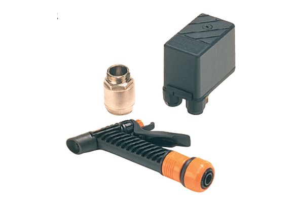 Johnson Pump dekwaskit voor impellerpomp F4B-19  incl. drukschakelaar  terugslagklep & spuitpistool