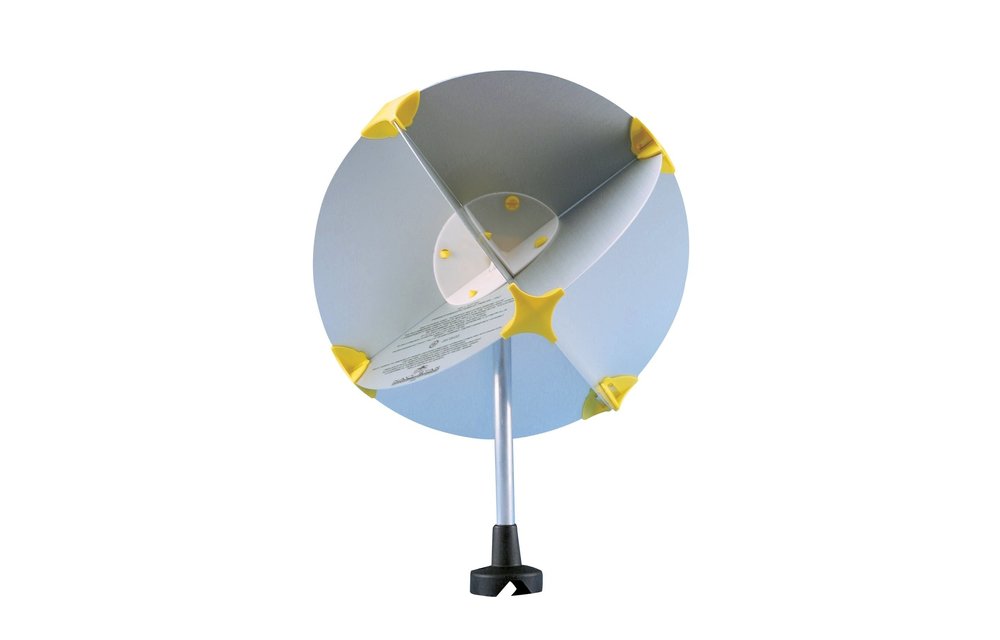Allpa Aluminium houder radarreflector Navy star voor motorboot (C)