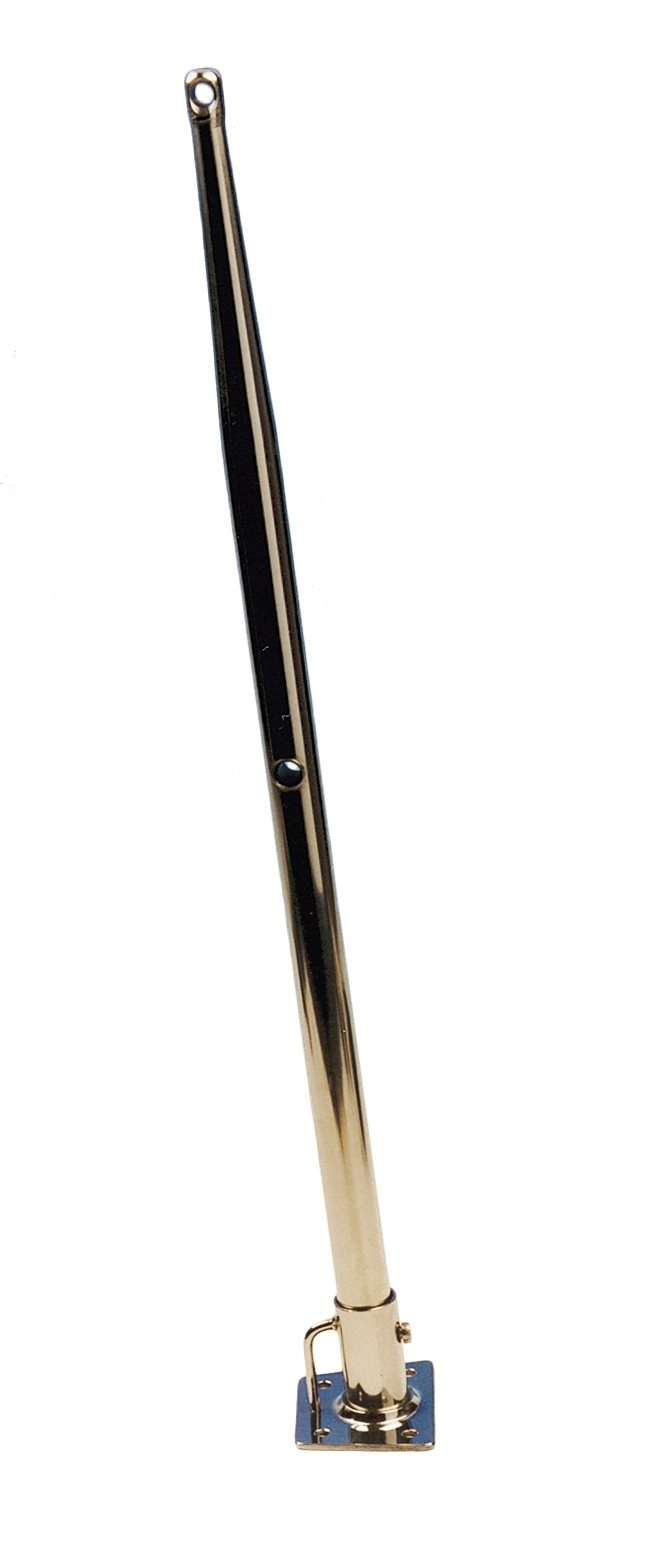 Allpa RVS scepter Ø25mm H=550mm 2-gats (275/550mm)