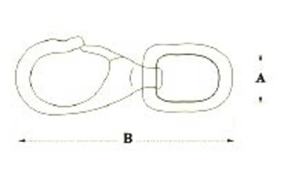 Allpa RVS snaphaak wartelend Ø19mm L=94mm