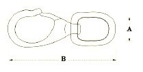Allpa RVS snaphaak wartelend Ø19mm L=94mm
